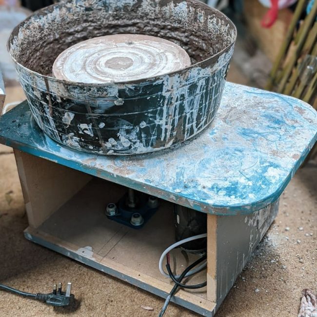 Rest in Peace my homemade pottery wheel... potrepots